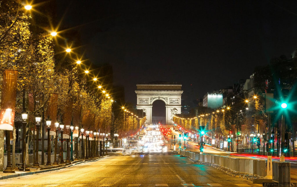 arc triomphe champs elysees