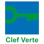 Logo avec clé verte et texte 'Clef Verte'.