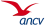 Logo ANCV avec oiseau rouge stylisé