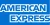 Logo American Express sur fond bleu